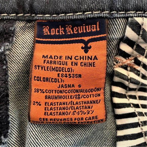 Rock Revival Womens Jeans Sz 32 Skinny - Picture 8 of 8